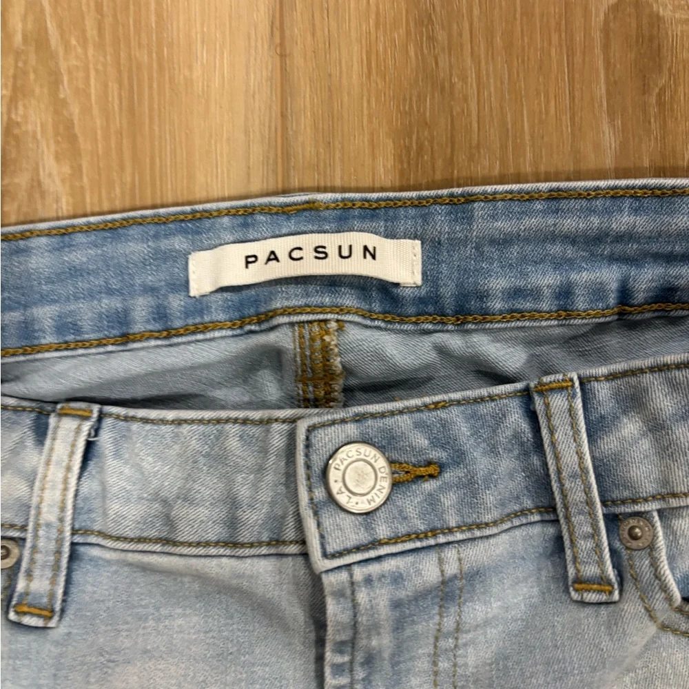 PacSun Light Blue Men's Skinny Jeans - Picture 4 of 6